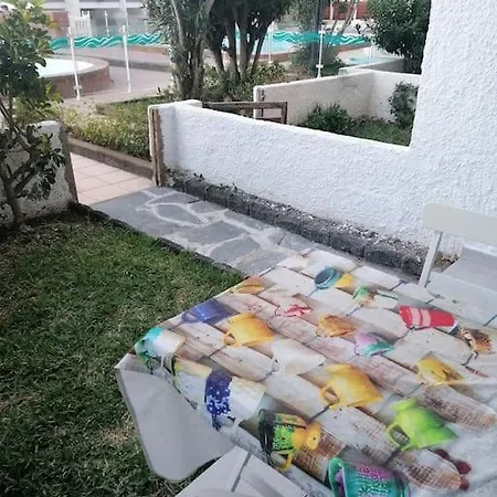 Quiet & Bright Apartment With Private Garden Maspalomas  Exterior photo