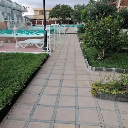 Quiet & Bright Apartment With Private Garden Maspalomas  Exterior photo